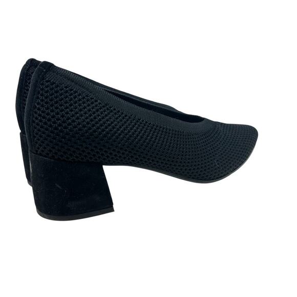 Eileen Fisher Gabby Recycled Stretch Knit Pump Heels Black Size US 8.5‎ - Picture 5 of 12